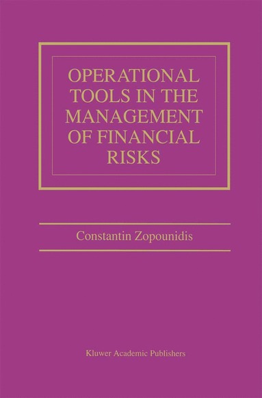 bokomslag Operational Tools in the Management of Financial Risks