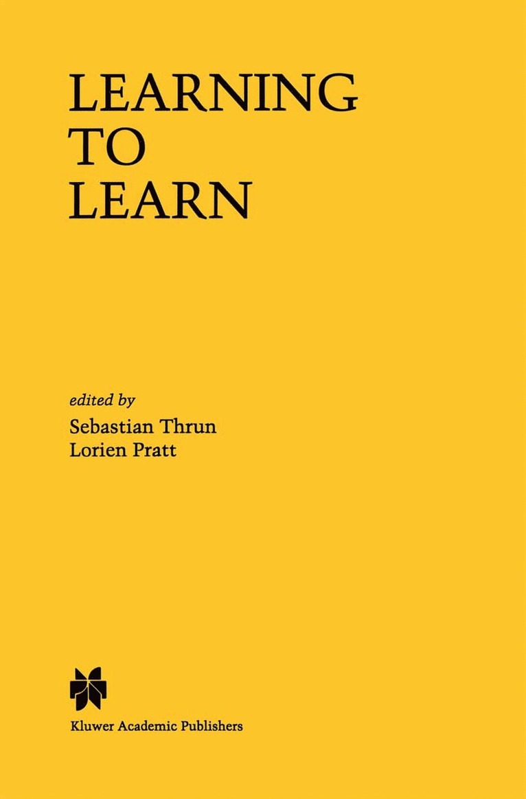 Sebastian Thrun, Lorien Pratt - Learning to Learn, Häftad
