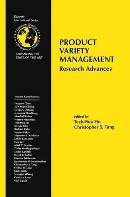 Teck-Hua Ho, Christopher S. Tang - Product Variety Management, Häftad