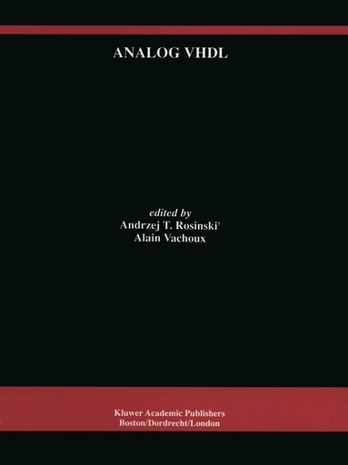 bokomslag Analog VHDL