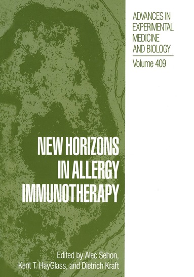 bokomslag New Horizons in Allergy Immunotherapy