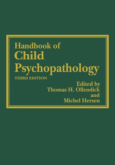 bokomslag Handbook of Child Psychopathology