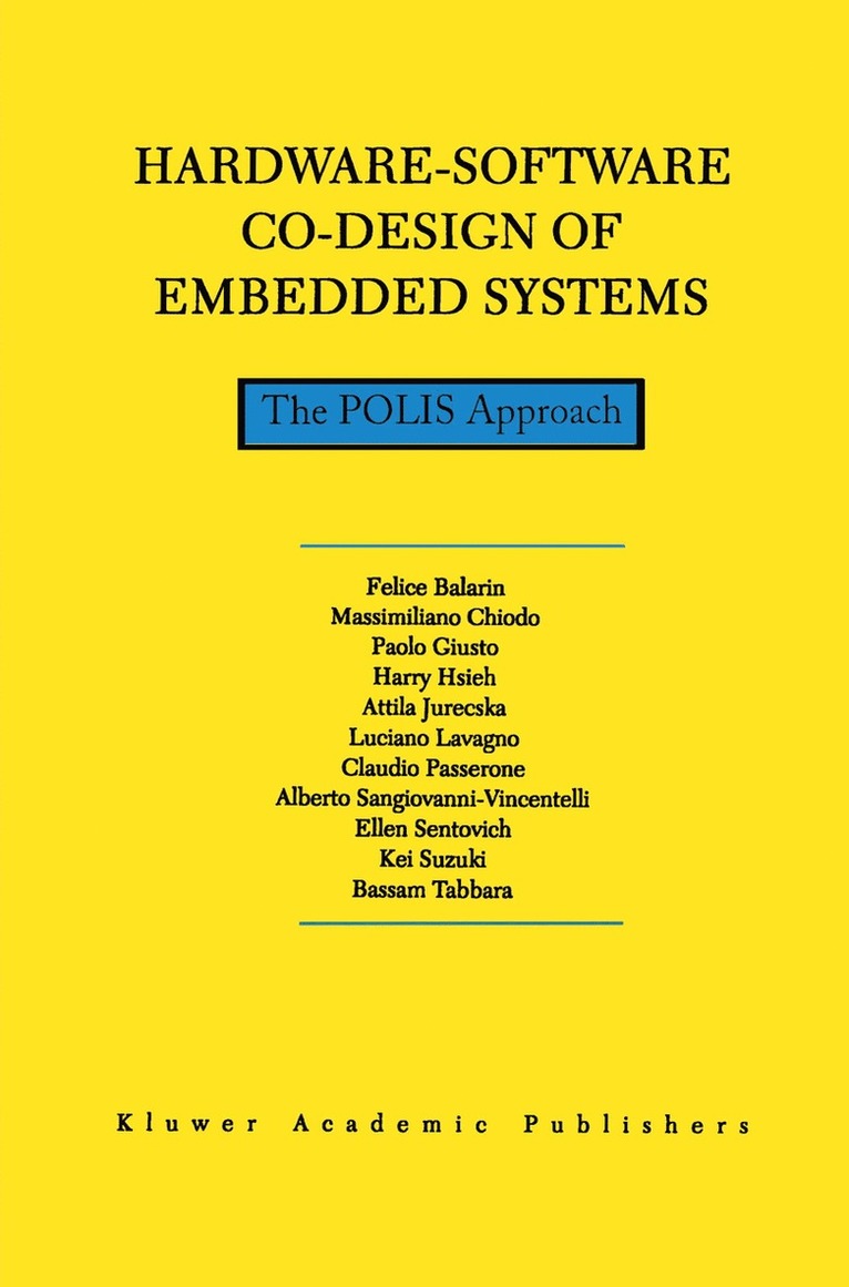 Hardware-Software Co-Design of Embedded Systems 1