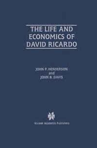 bokomslag The Life and Economics of David Ricardo