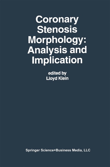 bokomslag Coronary Stenosis Morphology: Analysis and Implication