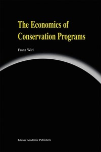 bokomslag Economics of Conservation Programs