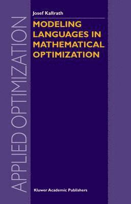 bokomslag Modeling Languages in Mathematical Optimization