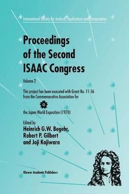 Proceedings of the Second ISAAC Congress 1