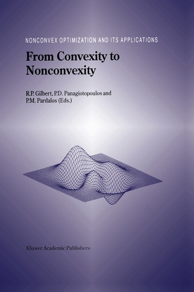 R.P. Gilbert, Panagiotis D. Panagiotopoulos, Panos M. Pardalos - From Convexity to Nonconvexity, Häftad