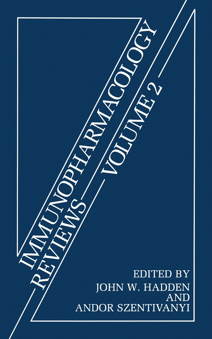 J.W. Hadden, A. Szentivanyi, J. W. Hadden - Immunopharmacology Reviews Volume 2, Häftad