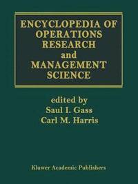 bokomslag Encyclopedia of Operations Research and Management Science