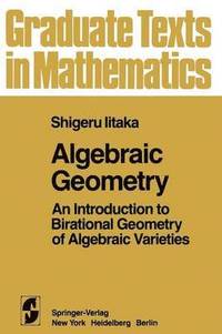 bokomslag Algebraic Geometry