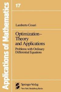 bokomslag OptimizationTheory and Applications