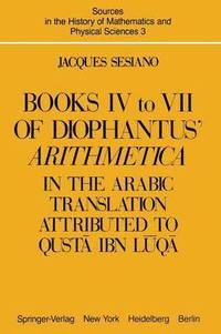 bokomslag Books IV to VII of Diophantus Arithmetica