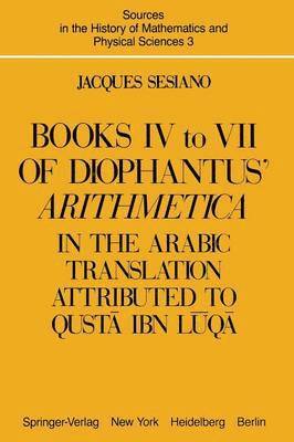 bokomslag Books IV to VII of Diophantus' Arithmetica