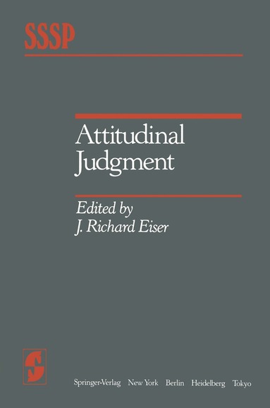 bokomslag Attitudinal Judgment