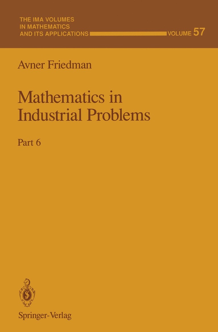 Avner Friedman - Mathematics in Industrial Problems, Häftad