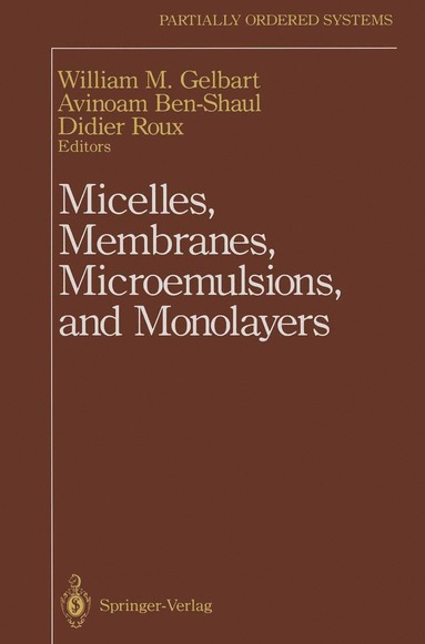 bokomslag Micelles, Membranes, Microemulsions, and Monolayers