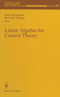 bokomslag Linear Algebra for Control Theory