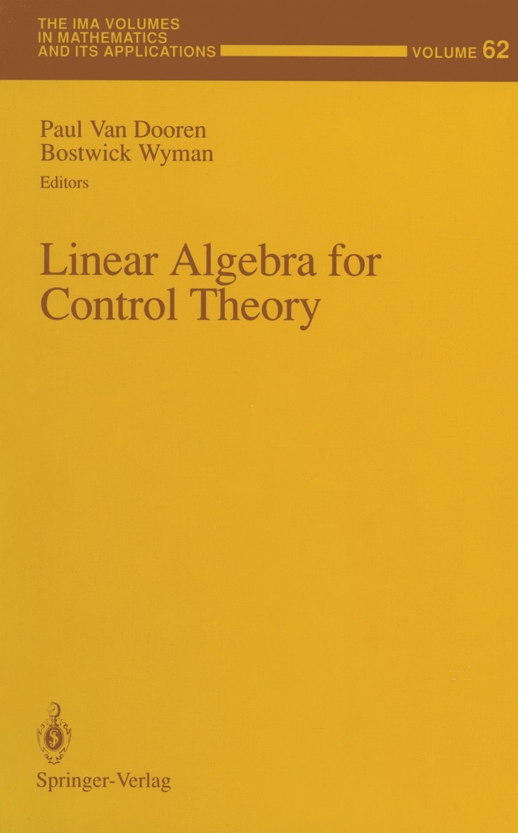 Linear Algebra for Control Theory 1