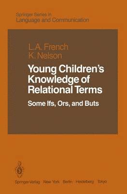 bokomslag Young Children's Knowledge of Relational Terms