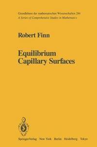 bokomslag Equilibrium Capillary Surfaces