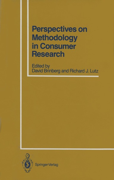 David Brinberg, Richard J. Lutz - Perspectives on Methodology in Consumer Research, Häftad