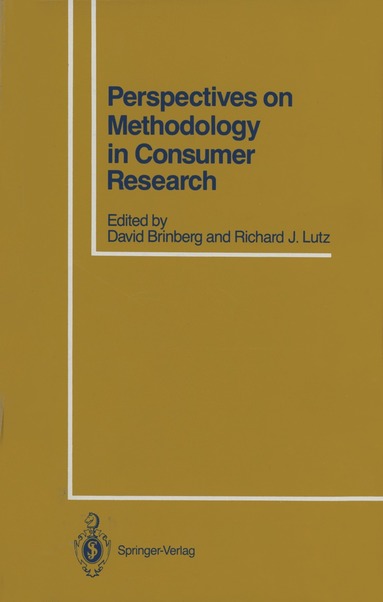 bokomslag Perspectives on Methodology in Consumer Research