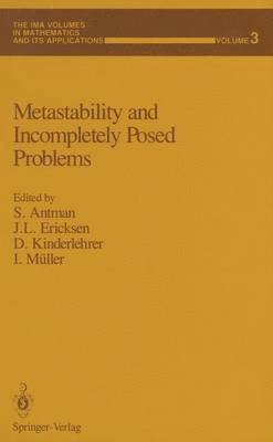 bokomslag Metastability and Incompletely Posed Problems