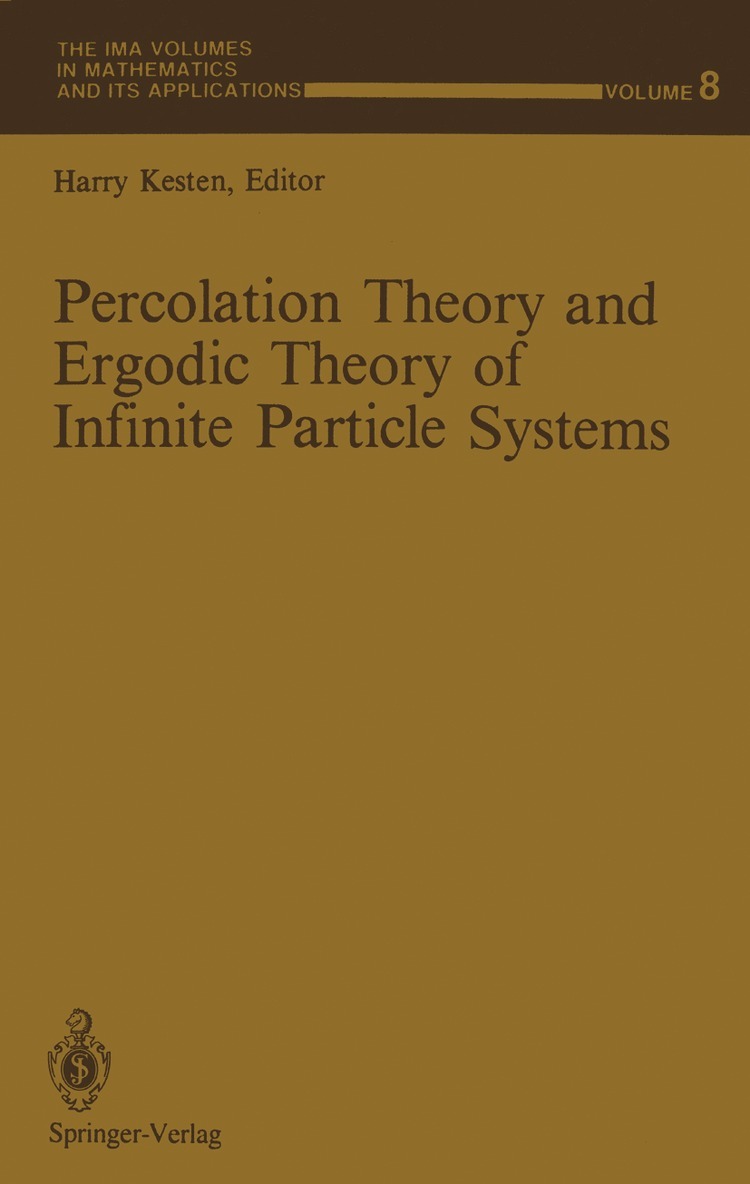 Percolation Theory and Ergodic Theory of Infinite Particle Systems 1