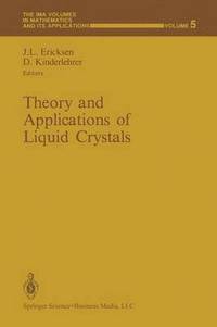 bokomslag Theory and Applications of Liquid Crystals