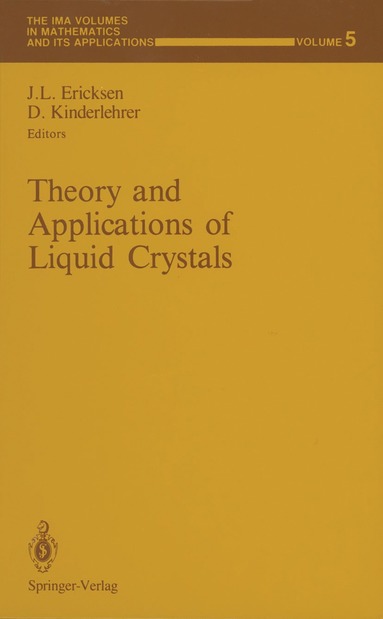 bokomslag Theory and Applications of Liquid Crystals