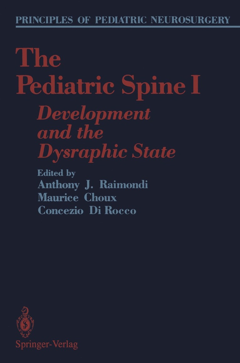 The Pediatric Spine I 1