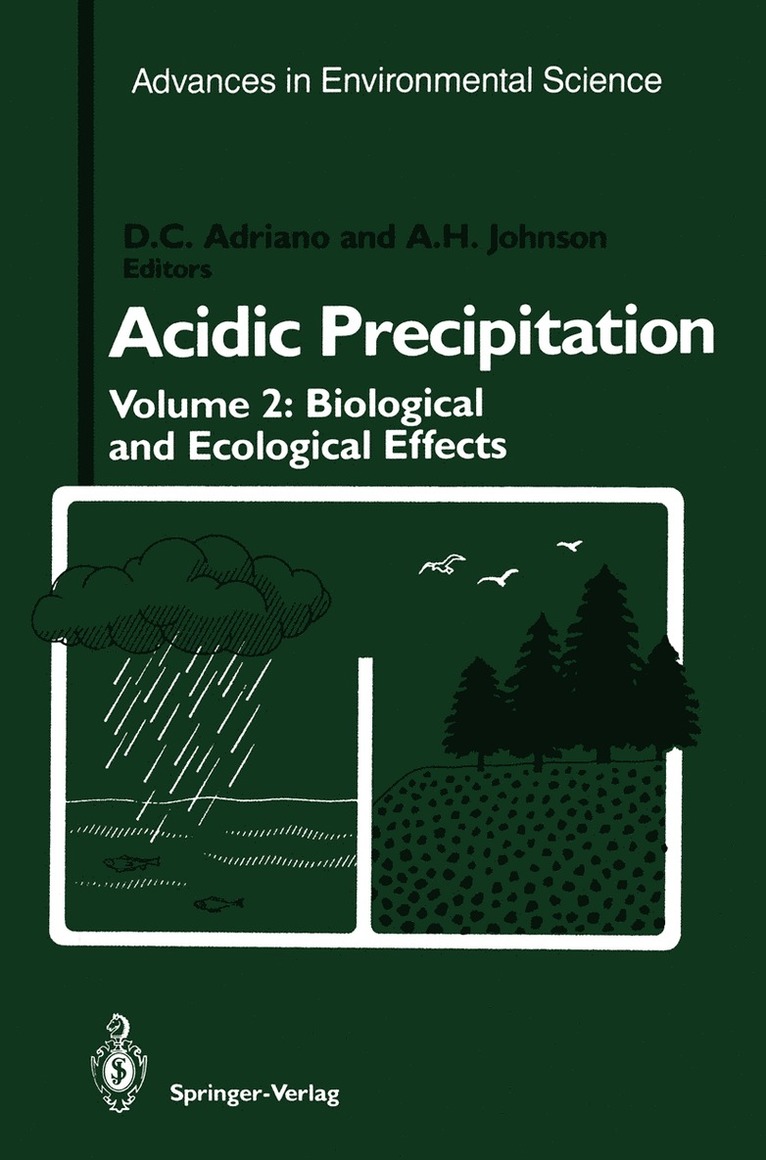 D.C. Adriano, A.H. Johnson, D. C. Adriano, A. H. Johnson - Acidic Precipitation, Häftad