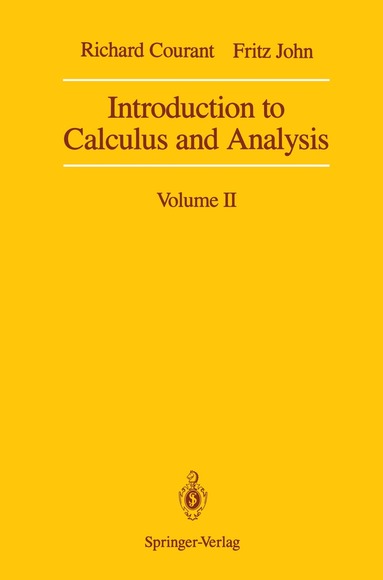 Richard Courant, Fritz John - Introduction to Calculus and Analysis, Häftad