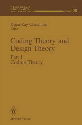 bokomslag Coding Theory and Design Theory