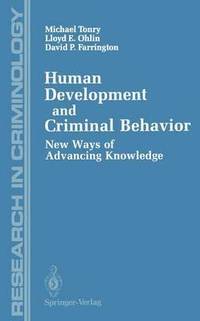bokomslag Human Development and Criminal Behavior
