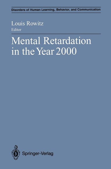 Louis Rowitz - Mental Retardation in the Year 2000, Häftad