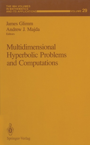 James Glimm, Andrew J. Majda - Multidimensional Hyperbolic Problems and Computations, Häftad