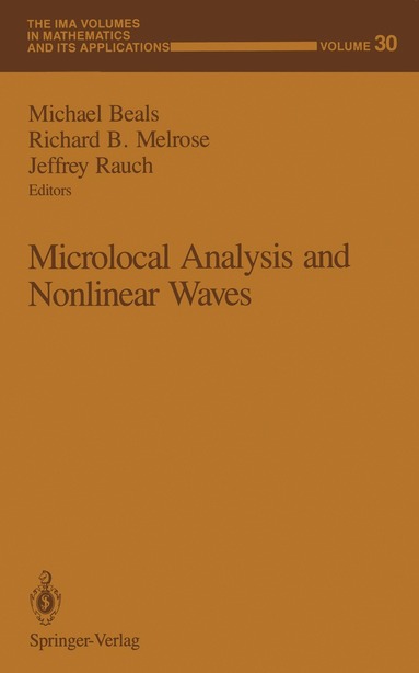 Michael Beals, Richard B. Melrose, Jeffrey Rauch - Microlocal Analysis and Nonlinear Waves, Häftad