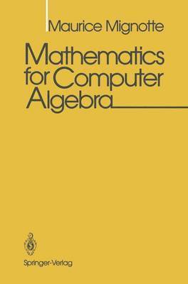 bokomslag Mathematics for Computer Algebra