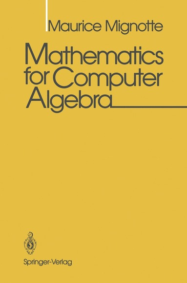 bokomslag Mathematics for Computer Algebra