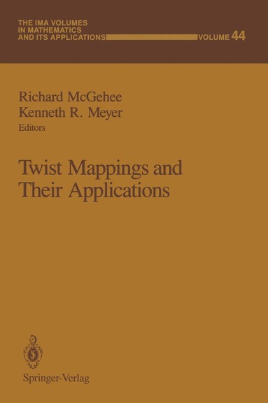 bokomslag Twist Mappings and Their Applications