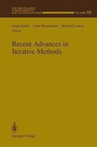 bokomslag Recent Advances in Iterative Methods
