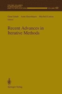 bokomslag Recent Advances in Iterative Methods