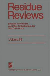 bokomslag Residue Reviews