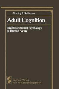 bokomslag Adult Cognition