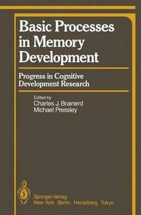 bokomslag Basic Processes in Memory Development