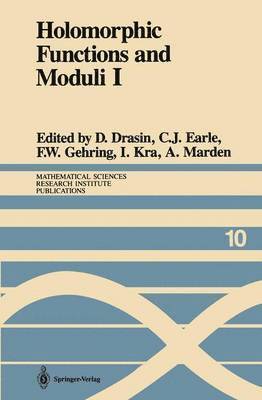 bokomslag Holomorphic Functions and Moduli I