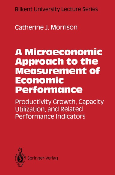 Catherine J. Morrison - Microeconomic Approach to the Measurement of Economic Performance, Häftad